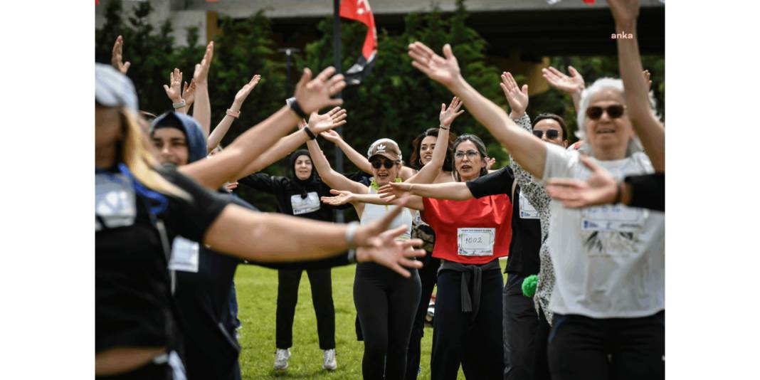 Başkentte kadınlar rekor için ter döktü: 500 kadınla Guinness’e doğru 14
